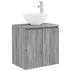 Bathroom Cabinet Grey sonoma