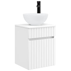 Bathroom Cabinet Set 3 pcs 33 x 34.5 x 160 cm White