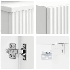 Bathroom Cabinet Set 2 pcs 33 x 34.5 x 100 cm White