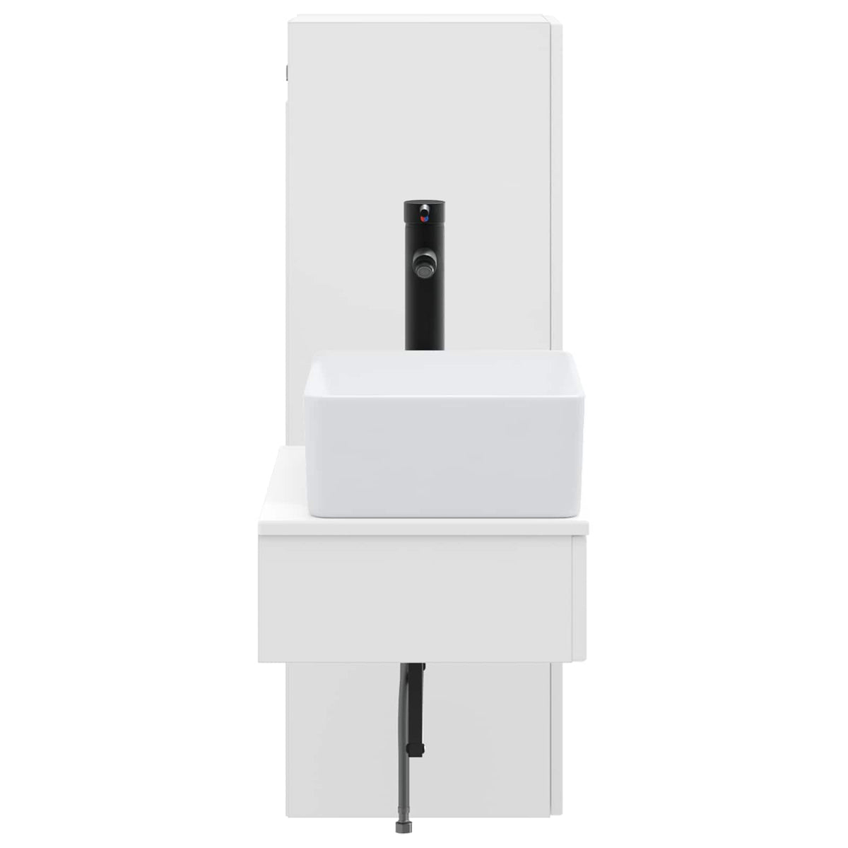 Bathroom Cabinet Set 2 pcs 33 x 34.5 x 100 cm White