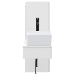 Bathroom Cabinet Set 2 pcs 33 x 34.5 x 100 cm White