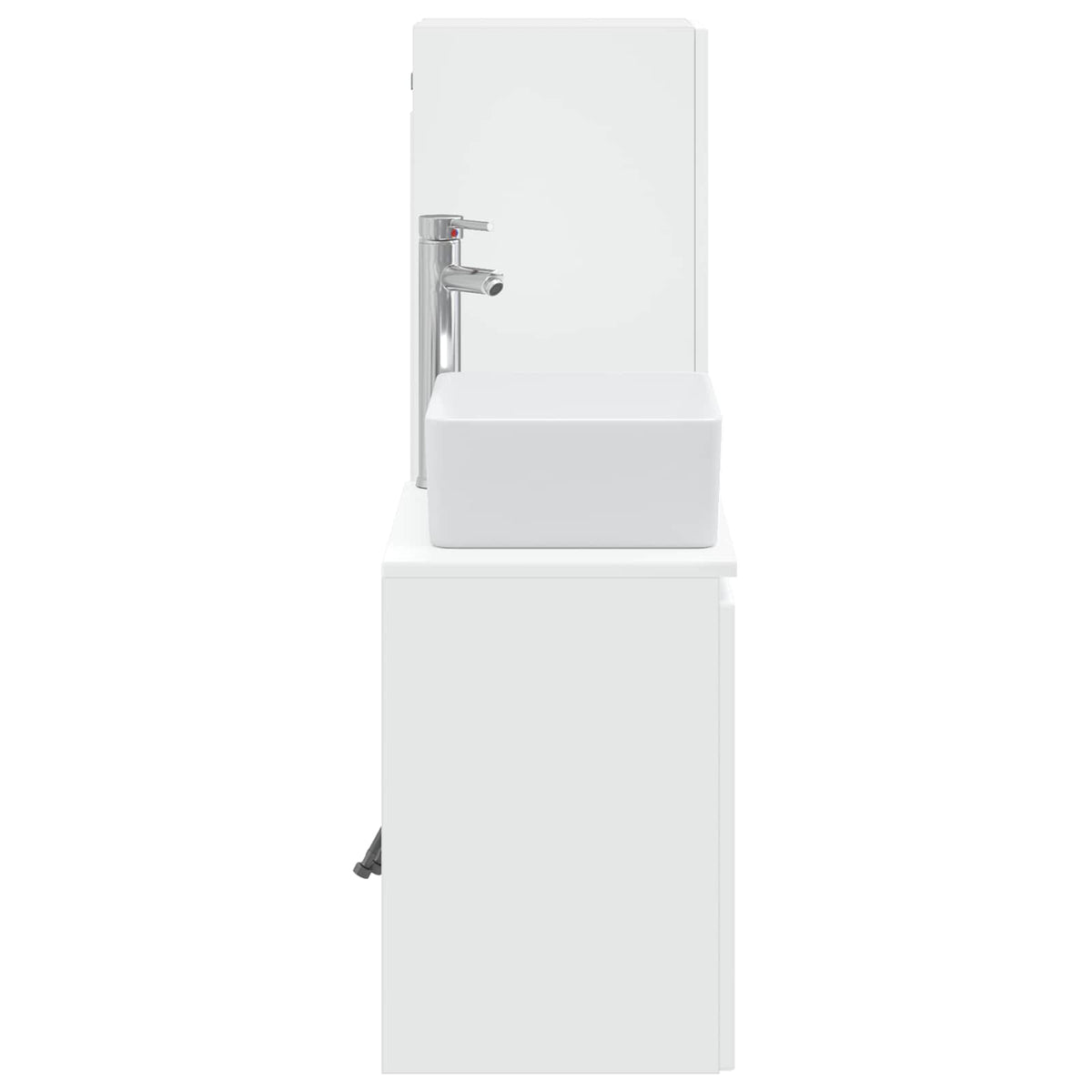 Bathroom Cabinet Set 2 pcs 33 x 34.5 x 100 cm White