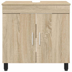 vidaXL Bathroom Vanity Unit Sonoma Oak 60 x 35 x 60 cm Engineered Wood 5