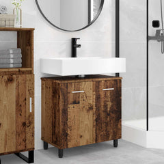 Bathroom Vanity Unit 60 x 35 x 60 cm Engineered Wood Old wood