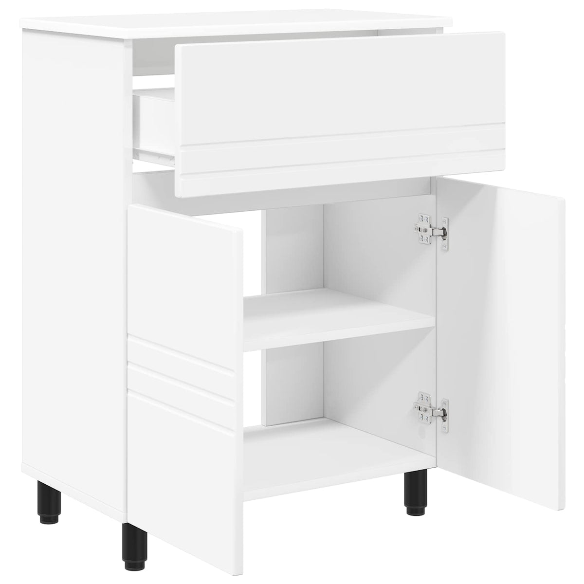 Bathroom Vanity Unit 60 x 35 x 80 cm Engineered Wood White