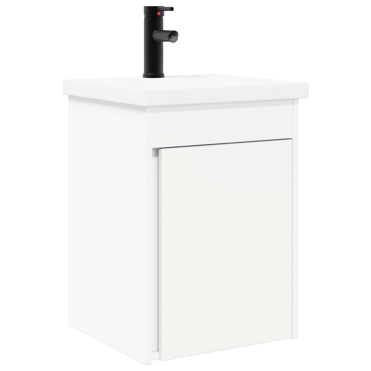 Bathroom Vanity Unit with Tap 42 x 40 x 74.5 cm White