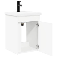Bathroom Vanity Unit with Tap 42 x 40 x 74.5 cm White