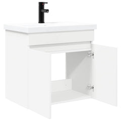 Bathroom Vanity Unit with Tap 61 x 40 x 74.5 cm White