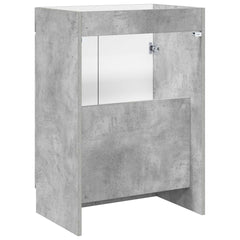 vidaXL Bathroom under Sink Cabinet Concrete Grey 56 x 37.5 x 81 cm 6