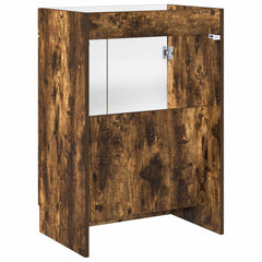 vidaXL Bathroom under Sink Cabinet Smoked Oak 56 x 37.5 x 81 cm 6