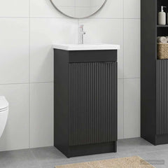 Bathroom Vanity with Sink 42 x 40 x 84.5 cm Black