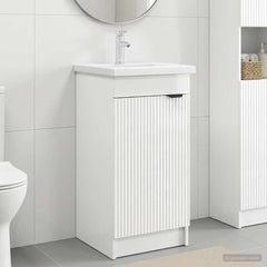 Bathroom Vanity with Sink 42 x 40 x 84.5 cm High gloss white