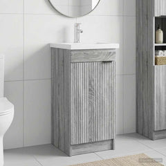 Bathroom Vanity with Sink 42 x 40 x 84.5 cm Grey sonoma
