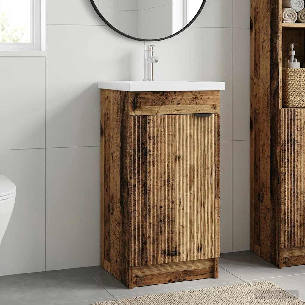 Bathroom Vanity with Sink 42 x 40 x 84.5 cm Old wood