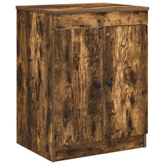 vidaXL Bathroom Cabinet Smoked Oak 54 x 41 x 70 cm Engineered Wood 2