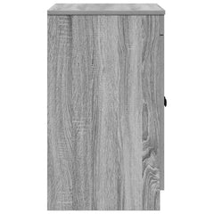 vidaXL Bathroom Cabinet Grey Sonoma 54 x 41 x 70 cm Engineered Wood 5