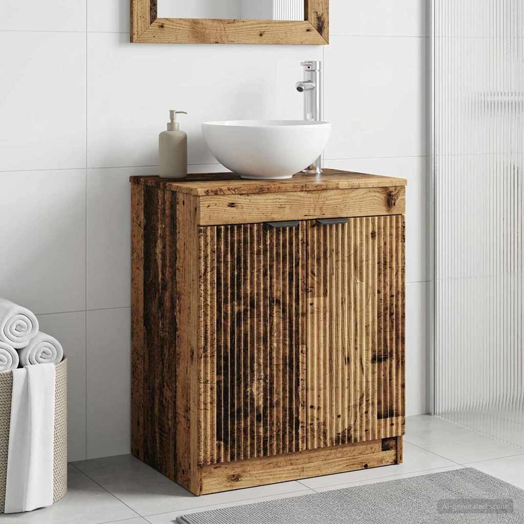 Bathroom Cabinet 54 x 41 x 70 cm Engineered Wood Old wood