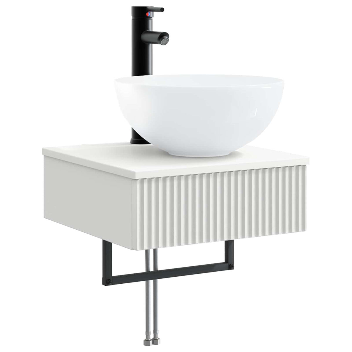 Wall-mounted Bathroom Sink Cabinet 40 x 41 x 56 cm White