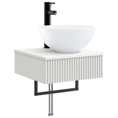Wall-mounted Bathroom Sink Cabinet 40 x 41 x 56 cm White