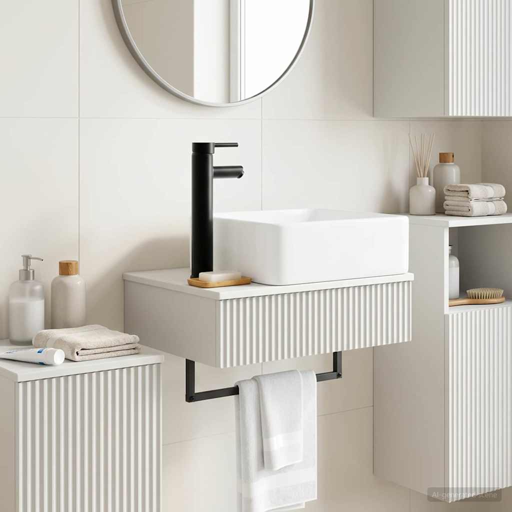 Wall-mounted Bathroom Sink Cabinet 50 x 41 x 56 cm White