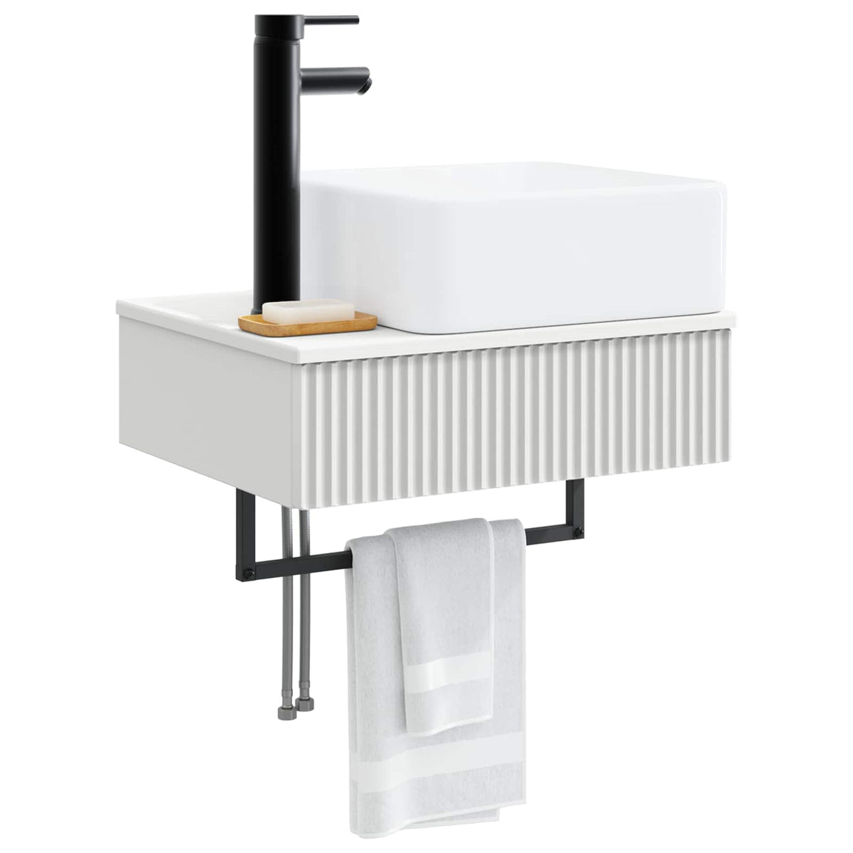 Wall-mounted Bathroom Sink Cabinet White