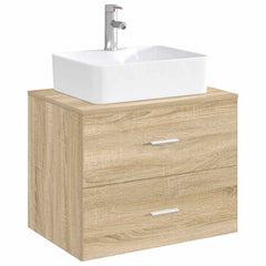 Bathroom Washbasin 48.5 x 37.5 x 13 cm Ceramic Chrome