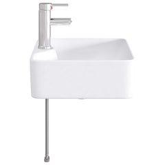 Bathroom Washbasin 48.5 x 37.5 x 13 cm Ceramic Chrome