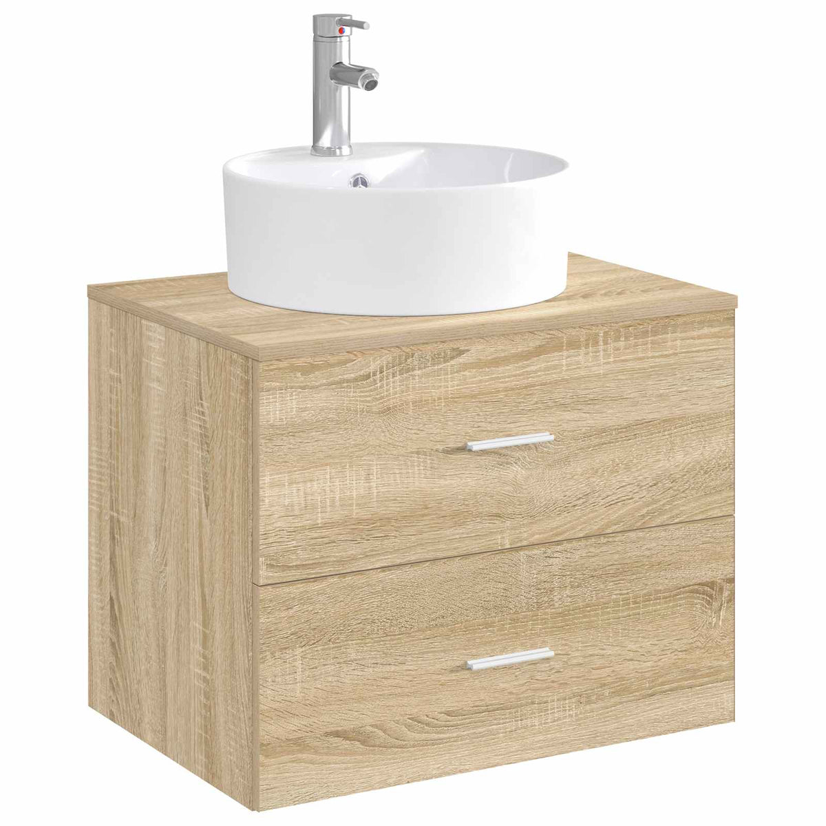 Bathroom Washbasin 40.5 x 40.5 x 15 cm Ceramic Chrome