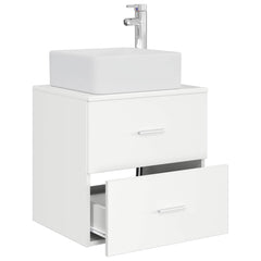 Wall-mounted Bathroom Sink Cabinet 49.5 x 41 x 80 cm White