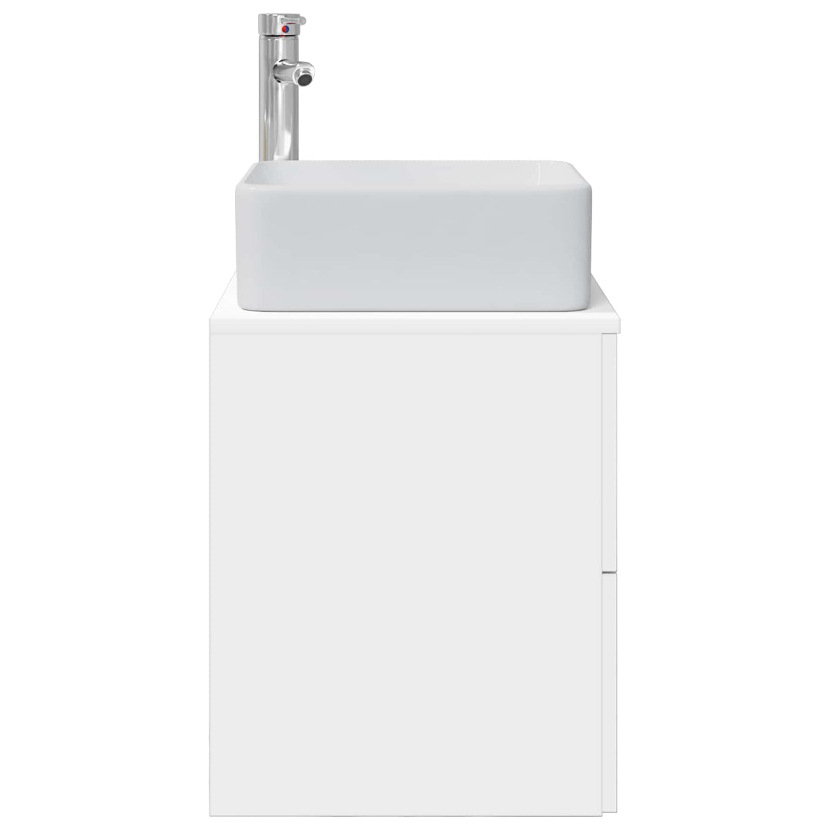 Wall-mounted Bathroom Sink Cabinet 49.5 x 41 x 80 cm White