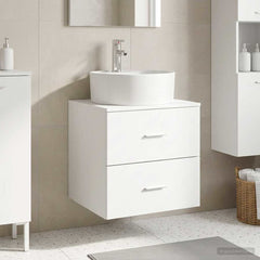 Wall-mounted Bathroom Sink Cabinet White