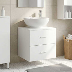 Wall-mounted Bathroom Sink Cabinet White