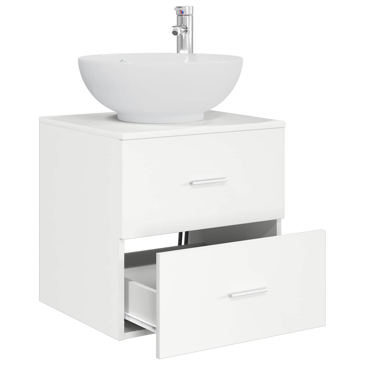 Wall-mounted Bathroom Sink Cabinet White