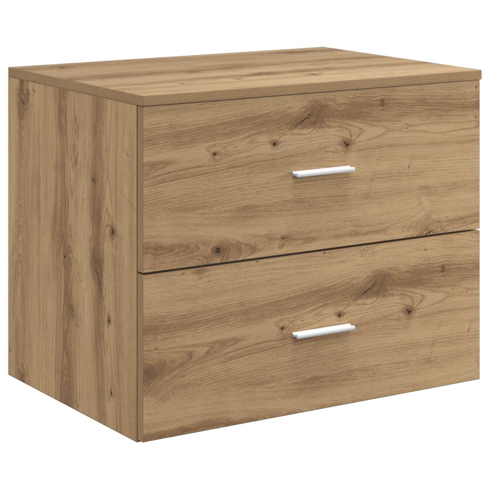 vidaXL Wall-Mounted Bathroom Cabinet Artisan Oak 62.5 x 44.5 x 50 cm 2