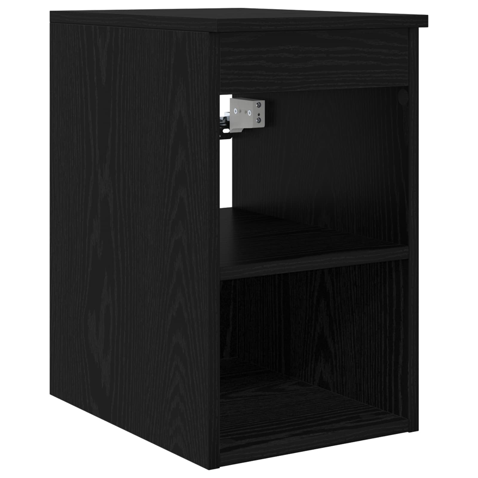 vidaXL Bathroom Cabinet In-between Black Oak 30 x 35 x 50 cm 2