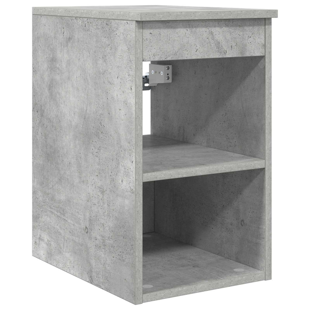 Bathroom Cabinet Engineered Wood Concrete grey
