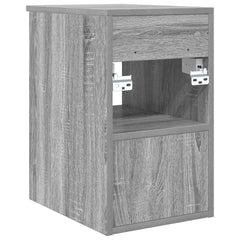 vidaXL Bathroom Cabinet In-between Grey Sonoma 30 x 35 x 50 cm 6