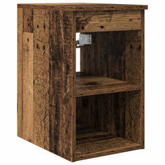 vidaXL Bathroom Cabinet In-between Old Wood 30 x 35 x 50 cm 2