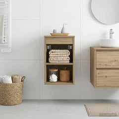vidaXL Bathroom Cabinet In-between Artisan Oak 30 x 35 x 50 cm 4