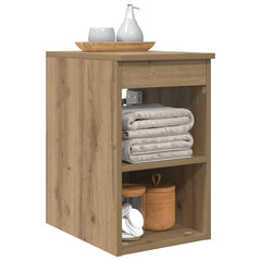 vidaXL Bathroom Cabinet In-between Artisan Oak 30 x 35 x 50 cm 3