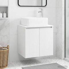 Wall-mounted Bathroom Sink Cabinet 49.5 x 41 x 80 cm White