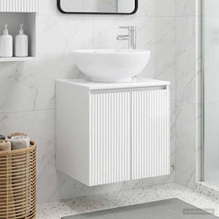Wall-mounted Bathroom Sink Cabinet High gloss white