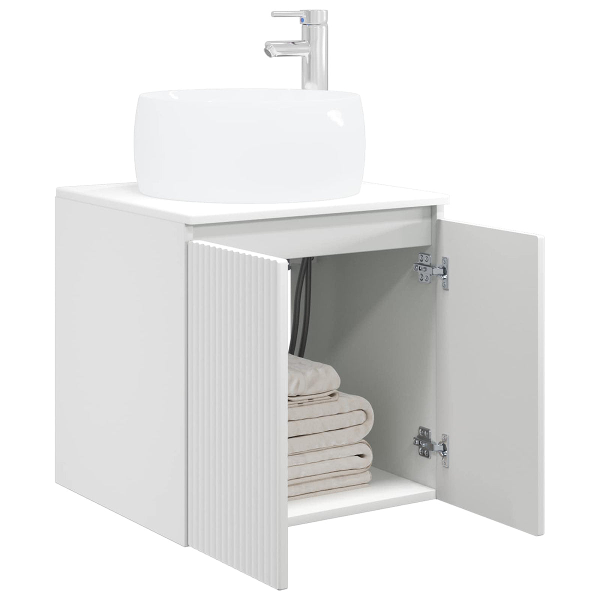 Wall-mounted Bathroom Sink Cabinet White