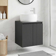 Wall-mounted Bathroom Sink Cabinet Black