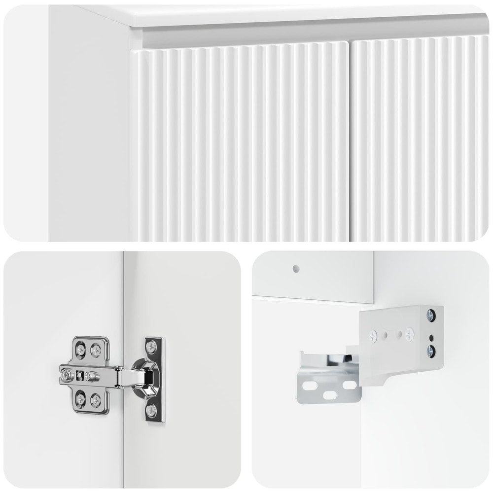 Wall-mounted Bathroom Sink Cabinet White