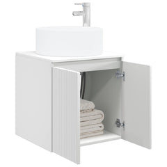 Wall-mounted Bathroom Sink Cabinet White