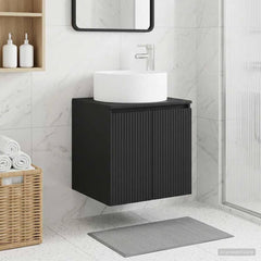Wall-mounted Bathroom Sink Cabinet Black