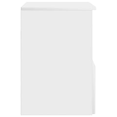 Bathroom Cabinet Engineered Wood White