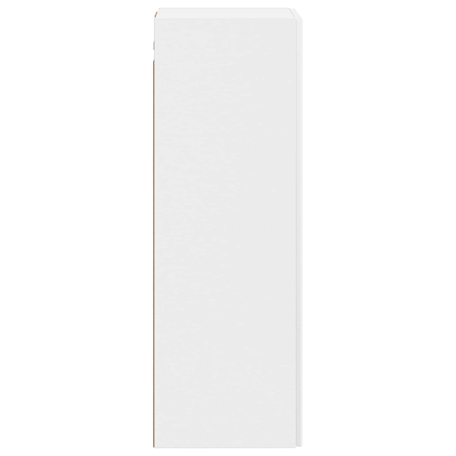 vidaXL Wall-mounted Bathroom Cabinet White 33 x 34.5 x 100 cm 4