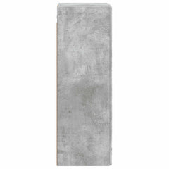 vidaXL Wall-mounted Bathroom Cabinet Concrete Grey 33 x 34.5 x 100 cm 4